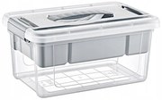 Orion Organizér, úložný box 2v1, multifunkční, bílý STORMAX - 9l, 35 x 23 x 17 cm