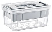 Orion Organizér, úložný box 2v1, multifunkčný, biely STORMAX – 9 l, 35 x 23 x 17 cm