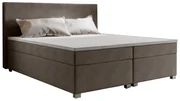 Manželská posteľ  Boxspring 140 cm Simon (hnedá) (s matracom, bez úložného priestoru). Vlastná spoľahlivá doprava až k Vám domov. 1047323
