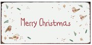 Ib Laursen Plechová ceduľa Merry Christmas