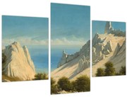 Obraz - Georg Emil Libert, View of Sommerspiret, the Cliffs of Møn, reprodukcia (90x60 cm)