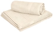 1x osuška CLARYSSE ELEGANCE 70x140 cm + 1x uterák CLARYSSE 60x110 cm 100% bavlna, krémová