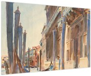 Obraz - John Singer Sargent, Gondola Moorings on the Grand Canal, reprodukcia (90x60 cm)