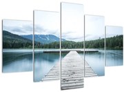 Obraz - Pri pohľade z móla (150x105 cm)