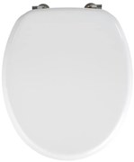 WENKO 154008100-WC sedátko VALENCIA 43x36 cm biela/strieborná