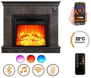 Elektrický krb DLC Home Irony Gray EF 4