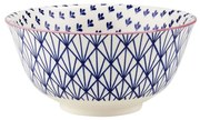 Butlers ORNAMENTS Miska 520 ml - modrá/biela