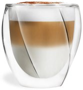 Dvojstenné hrnčeky na cappuccino v súprave 2 ks 250 ml Cristallo – Vialli Design