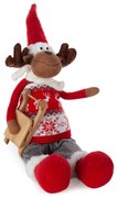 VIANOČNÁ FIGÚRKA REINDEER 62 CM VIACFAREBNÁ