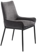 Tmavosivá jedálenská stolička Calgary – Unique Furniture
