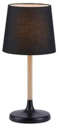 Leuchten Direkt 14423-18 - Stolná lampa NIMA 1xE14/40W/230V čierna
