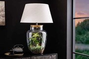 Plniteľná sklenená stolná lampa Forest 75cm