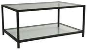 Konferenčný stolík Astra Black s tmavým sklom