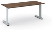 Kancelársky písací stôl PRIMO FLEXIBLE1800 x 800 mm, orech
