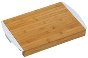 Kesper 58351 Bambusová doska s odkladacími miskami, biela, 41 x 25,5 x 4 cm