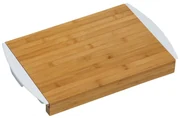 Kesper 58351 Bambusová doska s odkladacími miskami, biela, 41 x 25,5 x 4 cm