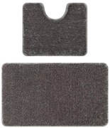 Sada kúpeľňových koberčekov SANTA sivá