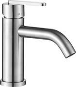 Rea Ontario, umývadlová batéria h-175, brúsená oceľ, REA-B5506