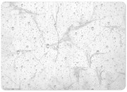 Bielo-sivá kúpeľňová predložka z kremeliny 50x70 cm Aqua – douceur d'intérieur