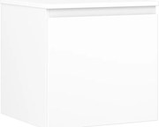 Mexen Orio, kúpeľňová skrinka 50 cm s hornou časťou, 1 zásuvka, biela matná, 91A10-05047-1-BFC01