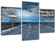 Obraz cesty v búrke (90x60 cm)