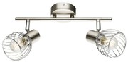 Globo 54809-2 - Bodové svietidlo TEXAS 2xE14/40W/230V matný chróm