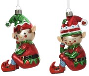 Set 2ks sklenených škriatkov