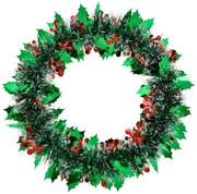 Vianočné dekorácie zelený veniec - Ø 35 cm