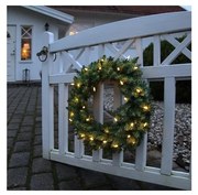 Eglo 410939 - LED Vonkajší vianočný veniec CALGARY 30xLED/0,064W/3,4/3V IP44