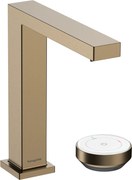 Hansgrohe Tecturis E, dvojotvorová umývadlová batéria 150 CoolStart EcoSmart+ s odtokovou súpravou, kartáčovaný bronz, HAN-73053140