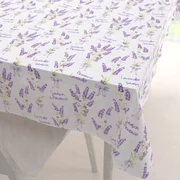 Biante Bavlnený obdĺžnikový obrus Sandra SA-294 Veľké zväzky levandúľ na bielom 50x100 cm