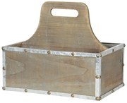 Drevený box s držadlom - 28 * 19 * 24 cm