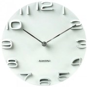 Nástenné hodiny Karlsson 5311WH, On The Edge, 42 cm