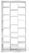 Biela knižnica 108x224 cm Valsa – TemaHome
