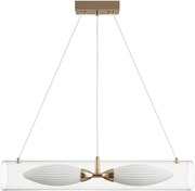 Toolight Rea, ZÁVESNÉ STROPNÉ SVIETIDLO G152-2CP GOLD, OSW-04708