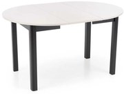 Jedálenský stôl Russell, krémová / čierna