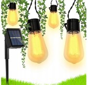BERGE Záhradná solárna girlanda 10 LED 5 metrov