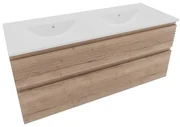 Kúpeľňová skrinka s umývadlom Naturel Savona 118x53x44, 8 cm dub Halifax mat SAVONA2120DH