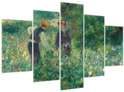 Obraz - Auguste Renoir, Picking Flowers, reprodukcia (150x105 cm)