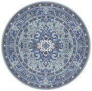 Kruhový koberec Mirkan 104438 Skyblue, 160x160 (priemer) kruh, modrá, obývacia izba, Hanse Home