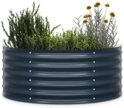 High Grow Half Circle, polkruhový vyvýšený záhon, 105x43x60 cm, z vlnitého oceľového plechu, jednoduchá montáž, odolný voči hrdzi a mrazu