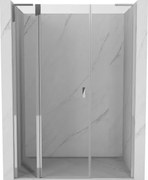 Mexen Mist L sprchové dvere kývne 160 cm, transparentné, chróm - 8A4L-160-001-01-00