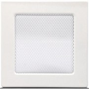Komínová mriežka biela bez žalúzií 17X17 4F1717OW