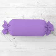 Biante Vankúš valec bonbon Rongo RG-038 Svetlo fialový 15x40 cm