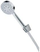 Mereo Mereo, Vaňový set: päťpolohová sprcha, šedostrieborná hadica, držiak sprchy, MER-CB469G