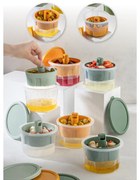 Sada 6 ks potravinových boxů SIDIE vícebarevná
