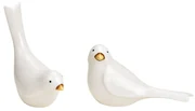 Porcelánový vtáčik ORNELLA biely - viac variantov