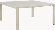 Rozkladací záhradný jedálenský stôl Kiplin 97 - 150 x 150 cm