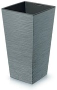 Kvetináč FURU SQUARE 39,5 cm, sivá, 39 cm