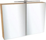 Comodo Zrkadlová skrinka Ideal OW 80 ZS LED-CR s osvetlením Any LED 50 CR, chróm